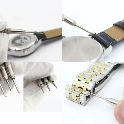 Miniatura 3 de Honbay 3 piezas de pasadores de doble punta herramientas de barra de resorte para reloj correa de muñeca kit de reparación de reparación
