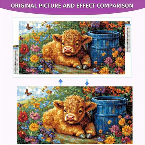 Miniatura 7 de Ox Butterfly Diamond Painting Kits for Adults Beginners, 5D Full Drill Diamond Art Kits Gem Art for Home Wall Decor, Rhinestone Embroidery Crafts