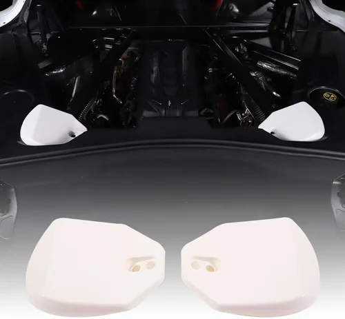 Miniatura 14 de Cubiertas de torre de puntal trasero compatibles con Chevrolet Corvette C8 2020-2023, cubierta de panel de protección de impactos de plástico ABS