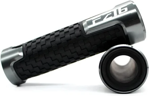 Miniatura 3 de Manillar de motocicleta para Yamaha FZ16 FZ 16 FZ-16 7/8 pulgadas, 0.866 in, mango antideslizante, empuñaduras para manillar de mano (color negro)