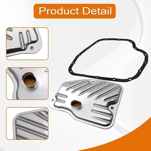 Miniatura 5 de NLQR Kit de filtro y junta de transmisión CVT, compatible con Toyota Corolla 1.8L 2014-2020, reemplaza 35330-12050 3533012050 V70-0731 97739 Bandeja