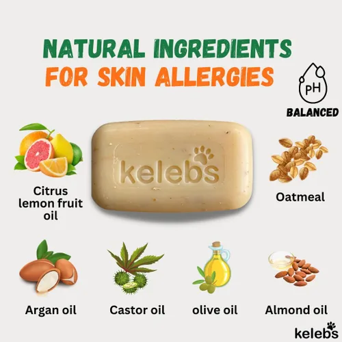Miniatura 7 de Kelebs Champú para perros malolientes Barra de champú desodorizante natural para perros con aceites esenciales cítricos Ecológico Cero