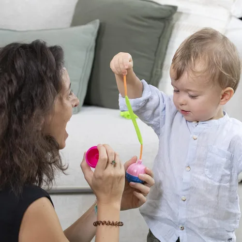 Miniatura 8 de Lalaboom 36 piezas de cuentas para bebé – Montessori educativo forma y color STEM juguete de construcción de 10 meses a 3 años - BL300, multicolor