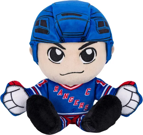 Bleacher Creatures New York Rangers Mark Messier - Peluche de 8 pulgadas de la NHL Kuricha sentado – Leyenda de la NHL inspirada en Chibi suave Los