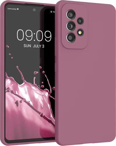 Miniatura 89 de kwmobile Funda Compatible con Samsung Galaxy A14 5G - Funda de teléfono de TPU y silicona con acabado suave - Verde Lima