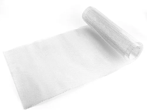 Miniatura 6 de Malla para parrilla de coche, 39.4 x 13.0 in de aleación de aluminio de color plateado, malla de 0.236 x 0.118 in, malla universal para parachoques