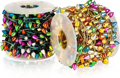 Tuanse Guirnalda de luces falsas de 65.6 pies para decoración de casa, guirnalda de luces en miniatura, manualidades para muebles de casa,