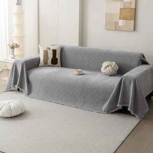 Miniatura 249 de STACYPIK Funda de sofá gris impermeable para perros, funda de sofá antideslizante para sofá de 3 cojines, funda seccional lavable para forma de L