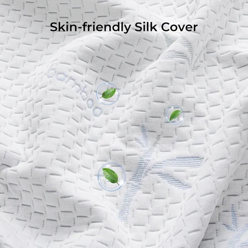 Miniatura 3 de LIKIMIO - Cubrecolchón de 4 pulgadas tamaño Twin XL, de espuma viscoelástica con infusión de gel y ventilación, con certificado CertiPUR-US