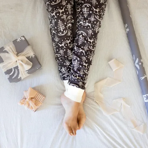 Miniatura 4 de Burt's Bees Baby Pijama de algodón orgánico para vacaciones a juego para bebés