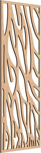 Miniatura 22 de 9 3/8"W x 24 3/8"H x 1/4"T Bristol Decorativos Paneles de Pared de Madera Calado, Cereza