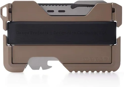 Miniatura 2 de Dango T01 Billetera táctica EDC - Hecha en Estados Unidos - Cuero genuino, Multiherramienta, Bloqueo RFID