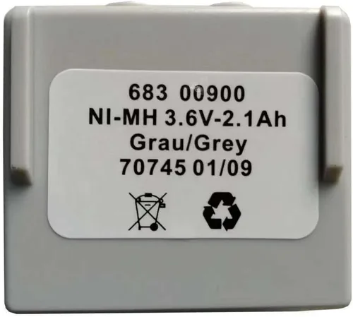 Miniatura 4 de (2 piezas) 683 00900 Ni-MH 3.6V-2.1Ah Grau/Gris Batería Recargable para HETRONIC Control Remoto