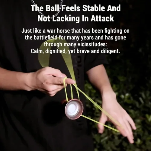 Miniatura 3 de LIXADA Yoyo Ball Aleación de aluminio con rodamientos sensibles y no respondentes+cuerda Yoyo+guante, juego de bolas de yoyo profesional portátil