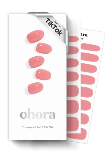 Miniatura 25 de ohora Tiras de uñas de gel semicuradas (N Snatched), azul, estampadas, funcionan con cualquier lámpara UV/LED, calidad de salón, larga duración, N