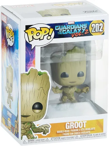 Miniatura 2 de Figura de FunKo de Groot de pequeño, personaje de Guardianes de la Galaxia 2, películas POP, Estándar