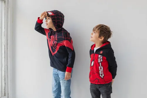 Miniatura 2 de Marvel Spider-Man Spider-Verse Venom - Sudadera con capucha y cremallera para niños pequeños y grandes