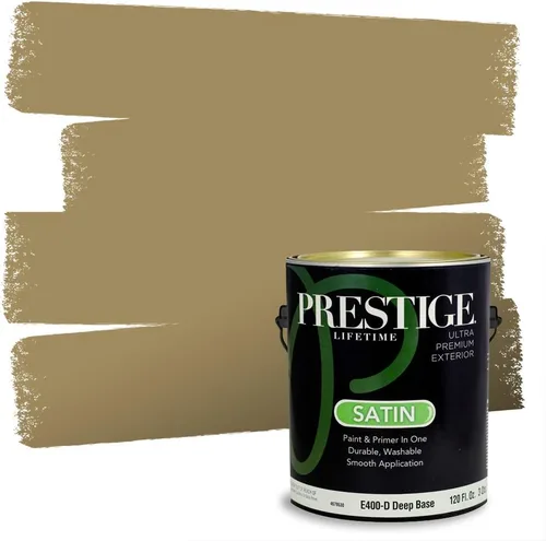 Miniatura 78 de PRESTIGE Paints Exterior Paint and Primer In One, 1-Gallon, Satin, Comparable Match of Benjamin Moore* Royal Linen* 931BM-PCM