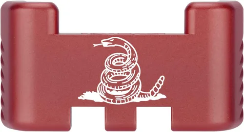 Miniatura 19 de NDZ Performance Placa trasera de aluminio con asistencia deslizante para Glock 1-5 Glock 17 19 19 19 x 22 23 24 26 27 31 32 33 34 35 45 47 49, Rojo