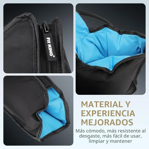 Miniatura 6 de FIT KING Masajeador de piernas de compresión de aire con calor y compresión para circulación y alivio del dolor, masajeador completo de piernas