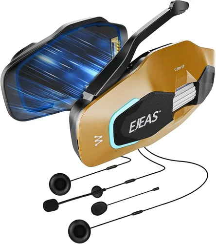 Miniatura 10 de SolaMr X10 Auriculares Bluetooth para Casco de Motocicleta Altavoces Audífonos, Intercomunicador para Casco de Esquí Sistema de Comunicación
