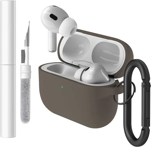 Miniatura 27 de Brujula Funda protectora de silicona para AirPods 4 con ANC, compatible con AirPods de 4ª generación 2024 (Avocado, AirPods 4 con ANC)