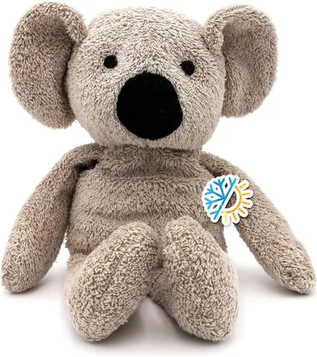 Miniatura 16 de Thermal-Aid (Buckley The Blue Bear) - Almohadilla térmica lavable y bolsa de hielo - Paquete de felpa caliente/frío con relleno de maíz natural