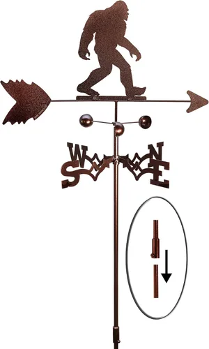 SWEN Products Bigfoot Sasquatch Veleta (estaca de jardín incluida)