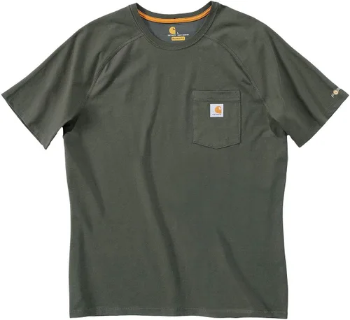 Miniatura 6 de Carhartt Men's Force Relaxed Fit Midweight Short Sleeve Pocket T-Shirt (100410 Prev. Delmont)