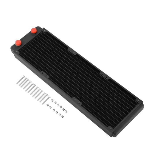 Radiador de cobre disipador de calor para computadora intercambiador de calor líquido de refrigeración por agua con exquisita mano de obra, cobre de