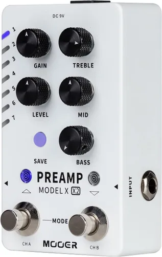 Miniatura 12 de Pedal de guitarra con máquina de batería MOOER con 121 ritmos de batería, 11 estilos musicales, 7 ranuras de ritmo, función de relleno, botón