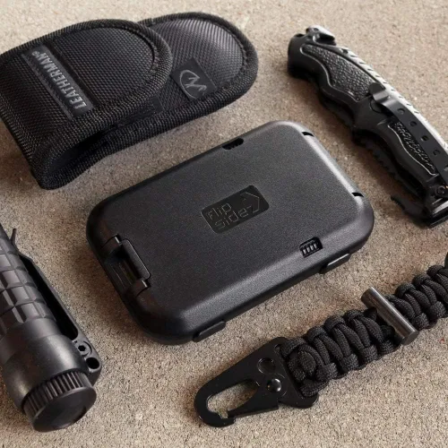 Miniatura 4 de Flipside Wallets 4 Cartera con bloqueo RFID para hombre con clip extraíble para dinero, delgada, segura y resistente a los golpes