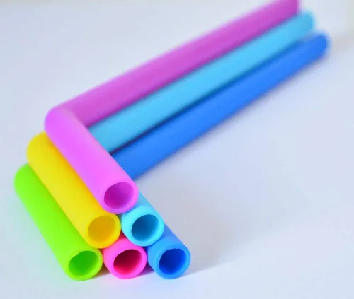 Miniatura 3 de AKOAK Pajitas de silicona reutilizables, sin BPA, extra largas, flexibles, curvas, para vasos de 30 a 20 onzas/Rtic/Yeti, paquete de 8 + 2 cepillos