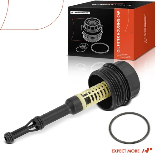 Miniatura 7 de A-Premium Conjunto de tapa de carcasa de filtro de aceite compatible con Mercedes-Benz E250 2014-2016, GLK250 2013-2015, GLE300d 2016, Sprinter 2500