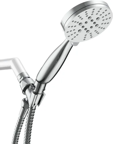 Miniatura 12 de HammerHead Showers Solid Metal 3-Spray Handheld Shower Head with Long Hose and Holder, High Pressure, Wide/Massage/Mist Sprays, Brushed Nickel, 1.75