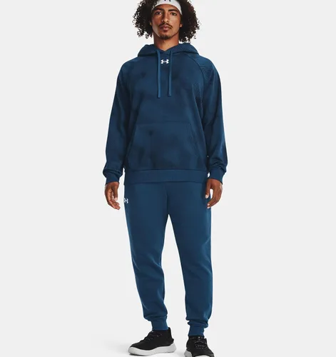Miniatura 5 de Under Armour - Sudadera entallada de vellón con capucha para hombre modelo Rival