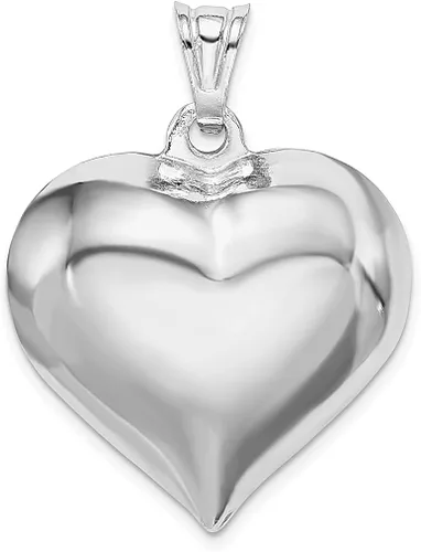 Miniatura 3 de Collar con colgante de corazón de plata de ley 925, joyería fina para mujer, regalos para ella, Plata esterlina