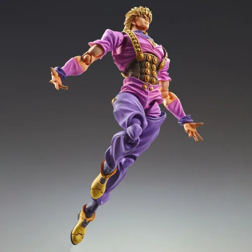 Miniatura 3 de QAHEART Figuras de Brando Kujo Jotaro/Joseph Joestar - Figura de anime, estatuas de acción ultra movibles, adornos Estrella Platino Púrpura