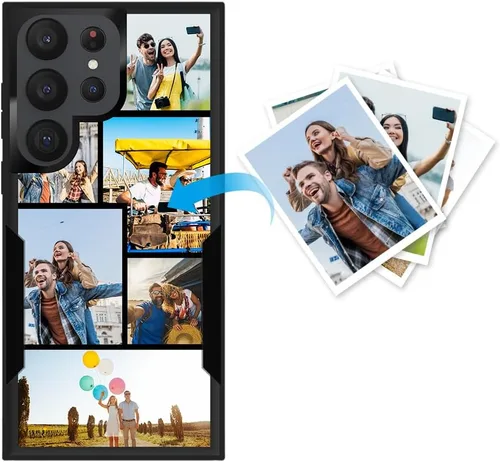Miniatura 38 de Funda protectora personalizada para Samsung Galaxy S22 Ultra 5G (versión 2022), funda protectora de doble capa resistente con múltiples fotos, a