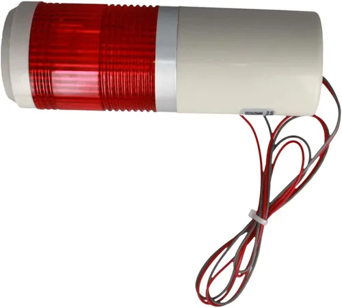Miniatura 2 de Othmro DC 24V Rojo Verde Amarillo Señal de la Torre de la Lámpara Brillante Industrial de la Apilada de la Luz, Rojo
