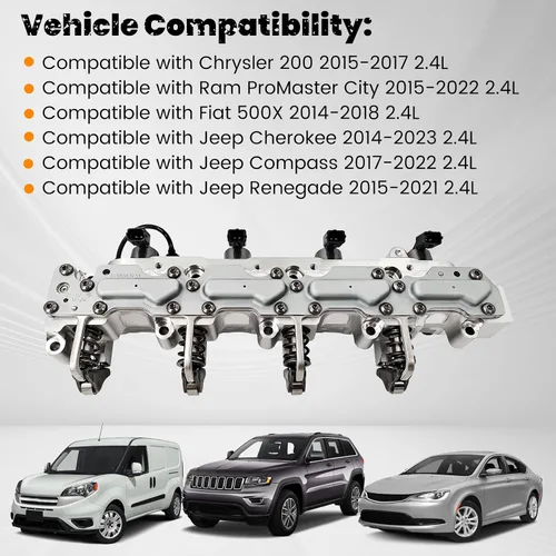 Miniatura 3 de 5047980AE 5047980AC VVT Actuador de válvula multiaire 2.4L compatible con Jeep Cherokee 2014-2023, compatible con Chrysler 200 2015-2017, compatible