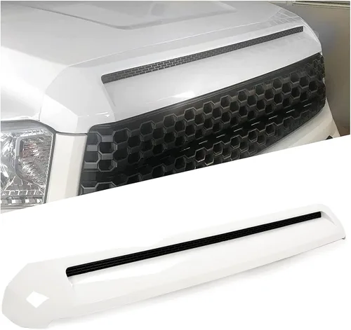 Miniatura 10 de HECASA Toma de Aire del Capó Compatible con Toyota Tundra 2014-2021 Repuesto para 761800C030 TO1231102 REPT133702 Parrilla Delantera Negra Superior