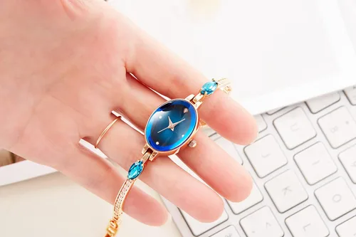 Miniatura 6 de Reloj de pulsera para mujer, mini reloj de moda para mujer, reloj de pulsera de cuarzo, resistente al agua para mujer