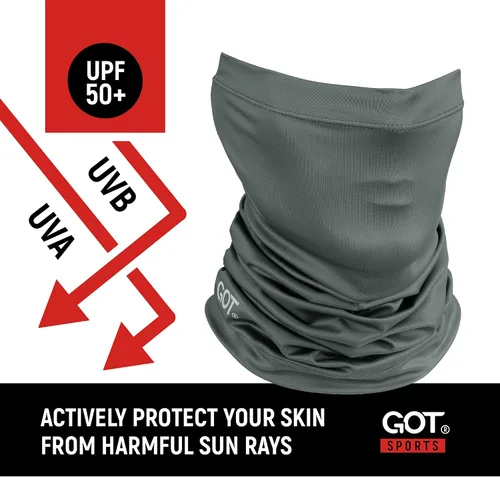 Miniatura 2 de GOT Sports Polaina para el cuello de pesca UPF 50+, máscara facial UV, protección solar para hombres y mujeres, cubierta facial de camuflaje SPF
