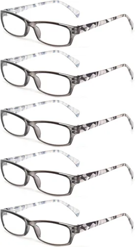 Miniatura 14 de Kerecsen - Lentes para computadora y lectura, para mujer, con bloqueo de luz azul, diseño moderno con estampados, ideales para lectura y uso diario