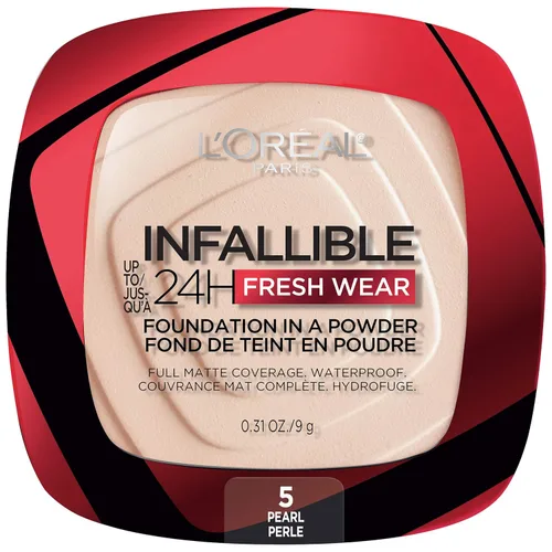 Miniatura 21 de L'Oreal Paris - Maquillaje base en polvo Infallible Fresh Wear, Porcelain 010 (porcelana 010), 0.31 onzas