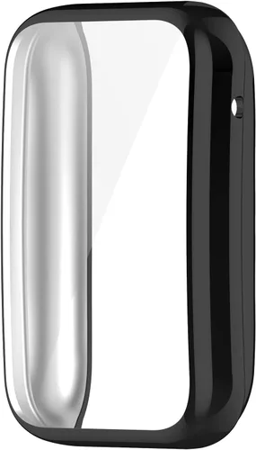 Miniatura 4 de Funda compatible con Xiaomi Band 7 Pro, cubierta protectora de parachoques chapada en TPU para Mi Band 7 Pro, protector de pantalla, accesorios