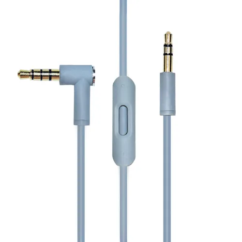 Miniatura 6 de Cable de audio de repuesto con micrófono en línea y control para auriculares Beats de Dr Dre Solo Studio Pro Detox Wireless Mixr Executive Pill