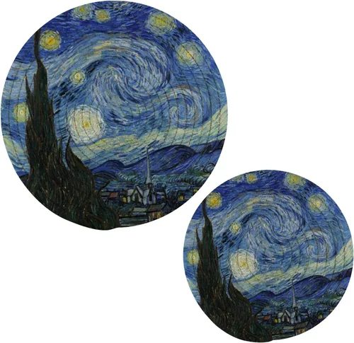 Miniatura 45 de Salvamanteles de flores de amapola otoñal para platos calientes, ollas y sartenes, salvamanteles tejidos de algodón, redondo, grande, decoración