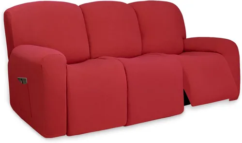 Miniatura 24 de PureFit - Funda superelástica con bolsillo p/protección de sofá/sillón - Suave cubierta de elastano antideslizante, lavable, c/base elástica, apta